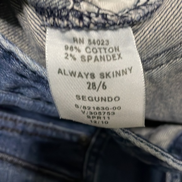 GAP,‎ Front pocket zippers, Cropped, Always Skinny, 28/6 - Picture 3 of 6